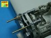 Aber A32012 Set of 2 barrels for Japanese 7,7 mm Type 97 aircraft machine guns (1:32)
